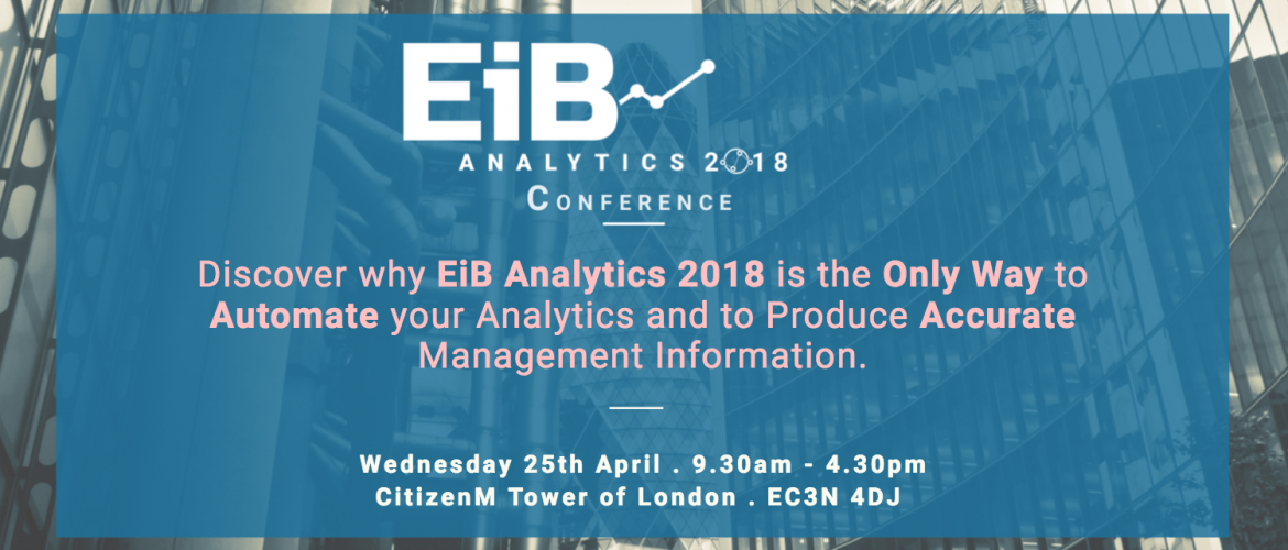EiB Analytics 2018 Conference: Discover the future of insightful management information