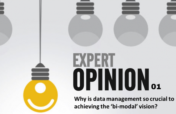 Expert Opinion 01 - Why is data management so crucial to achieving the ‘bi-modal’ vision?
